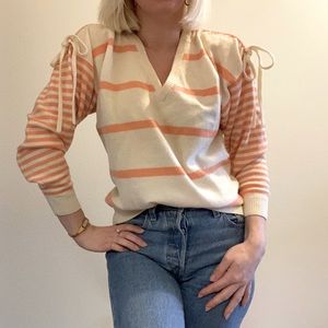 Vintage Yves Saint Laurent Striped Wool Sweater